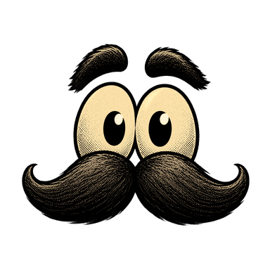 Stache is smug